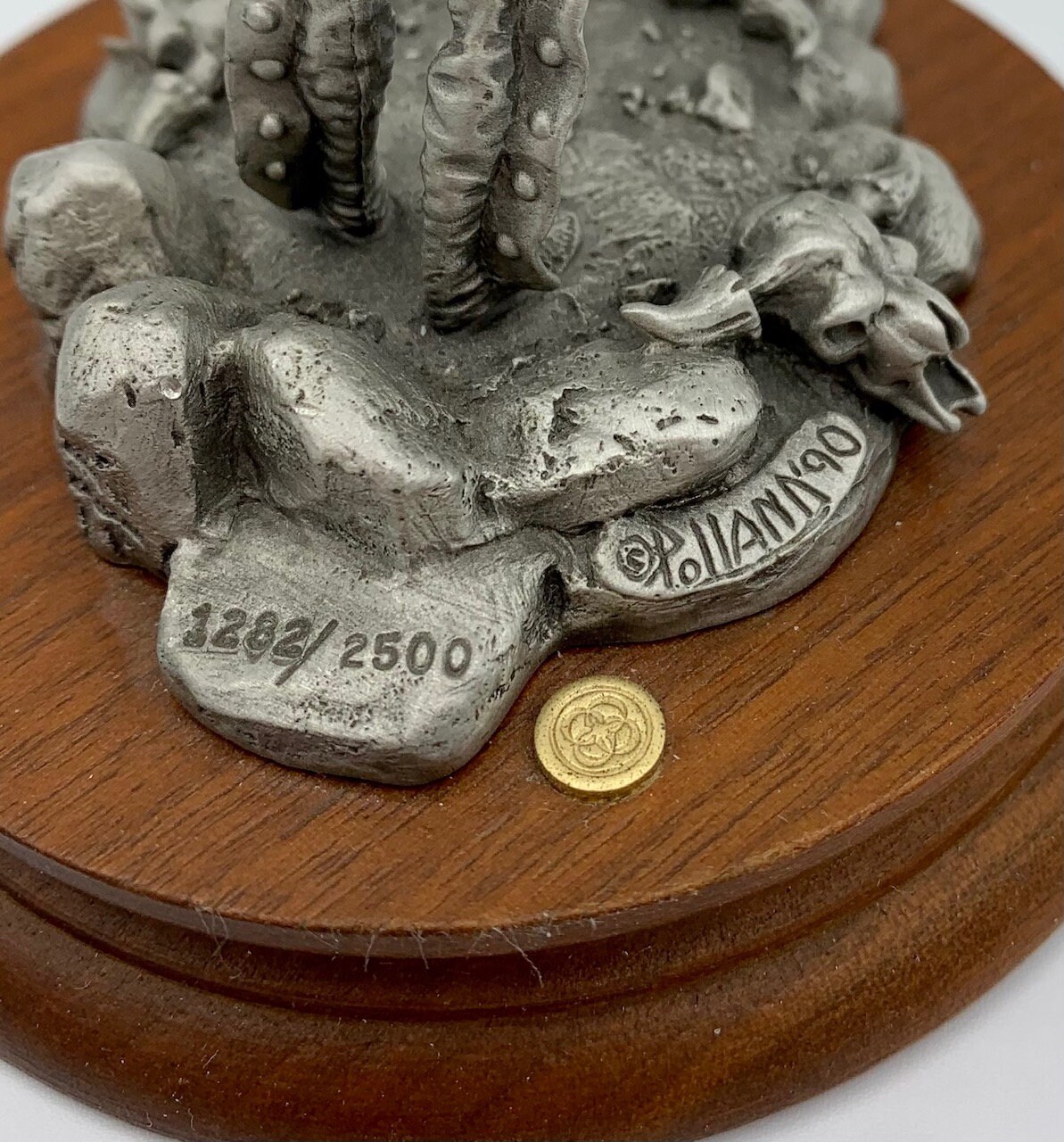 Limited Edition CHILMARK PEWTER SCULPTURE by Donald Polland buffalo