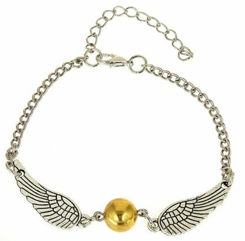 Harry Potter Quidditch Golden Snitch Pocket Bracelet Charm for Men and Women image 2