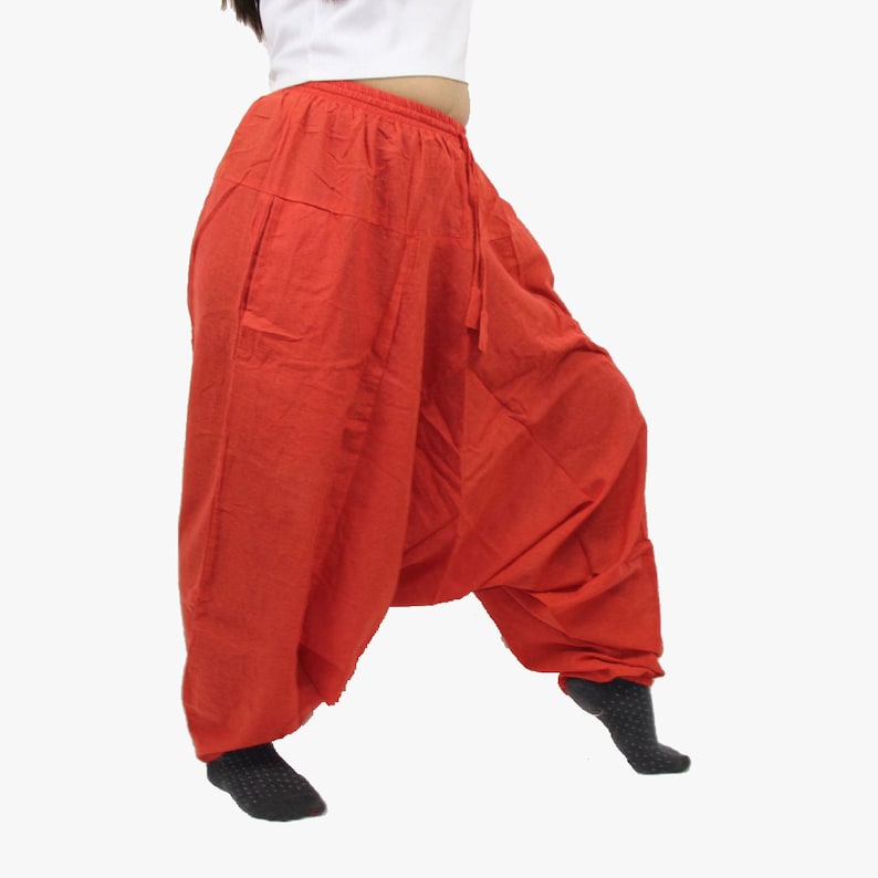Super Comfy Aladdin Pants Harem Cotton Pants Traditional Etsy