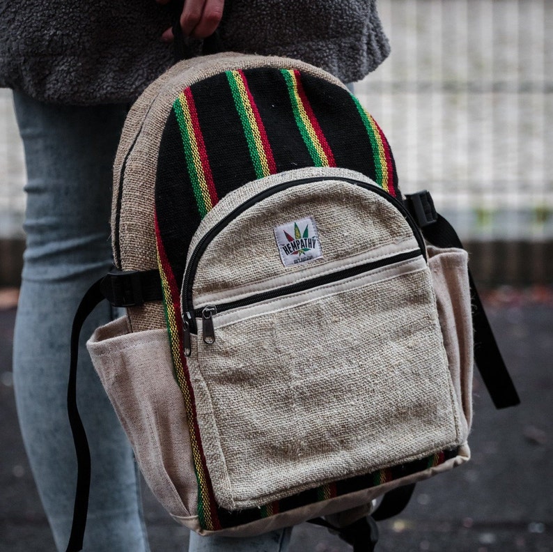Hemp Backpack Ecofriendly Organic Hemp Backpack Handmade Etsy