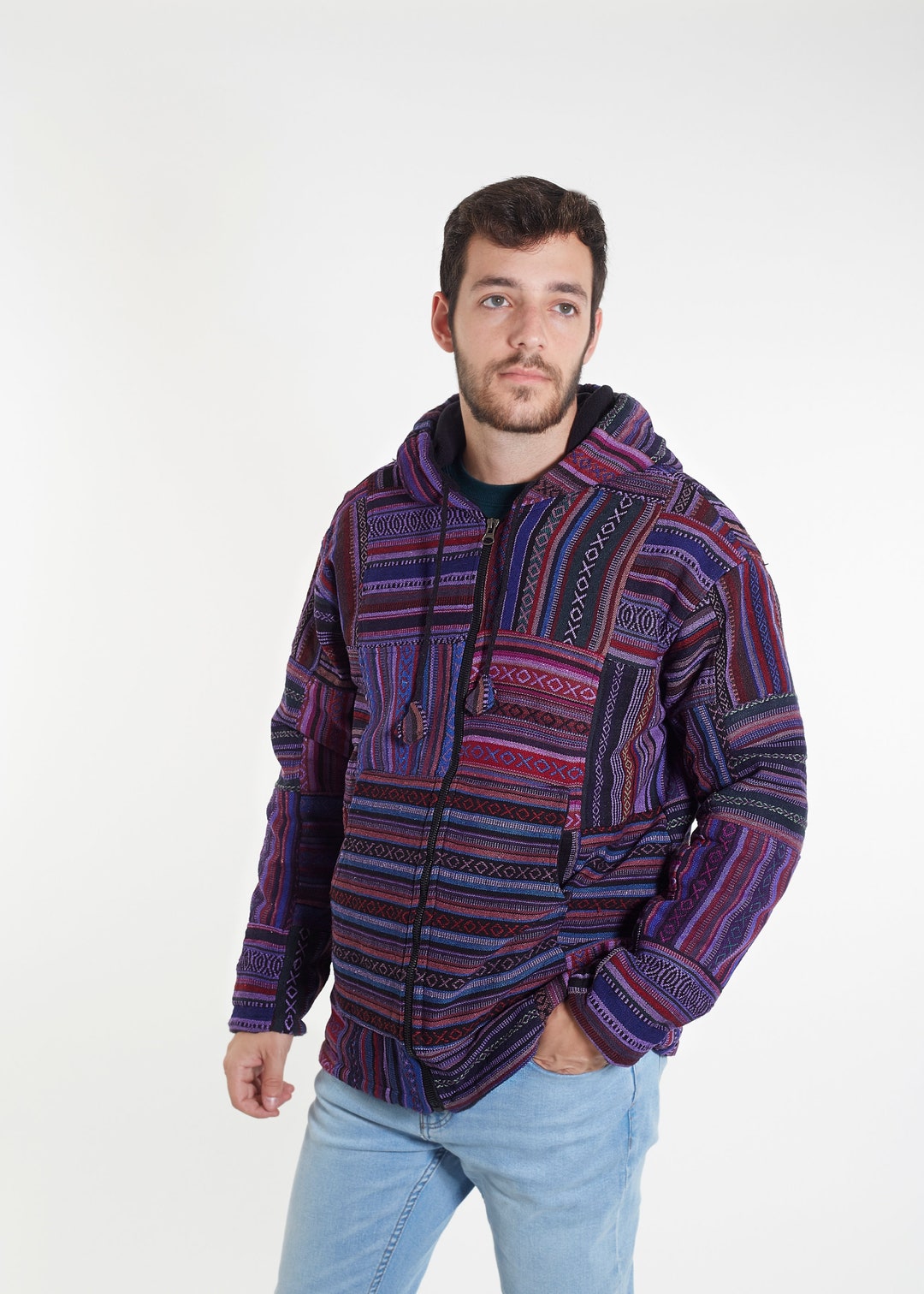 Gheri Jacket Unisex Handmade Jacket Colourful Hippie Etsy