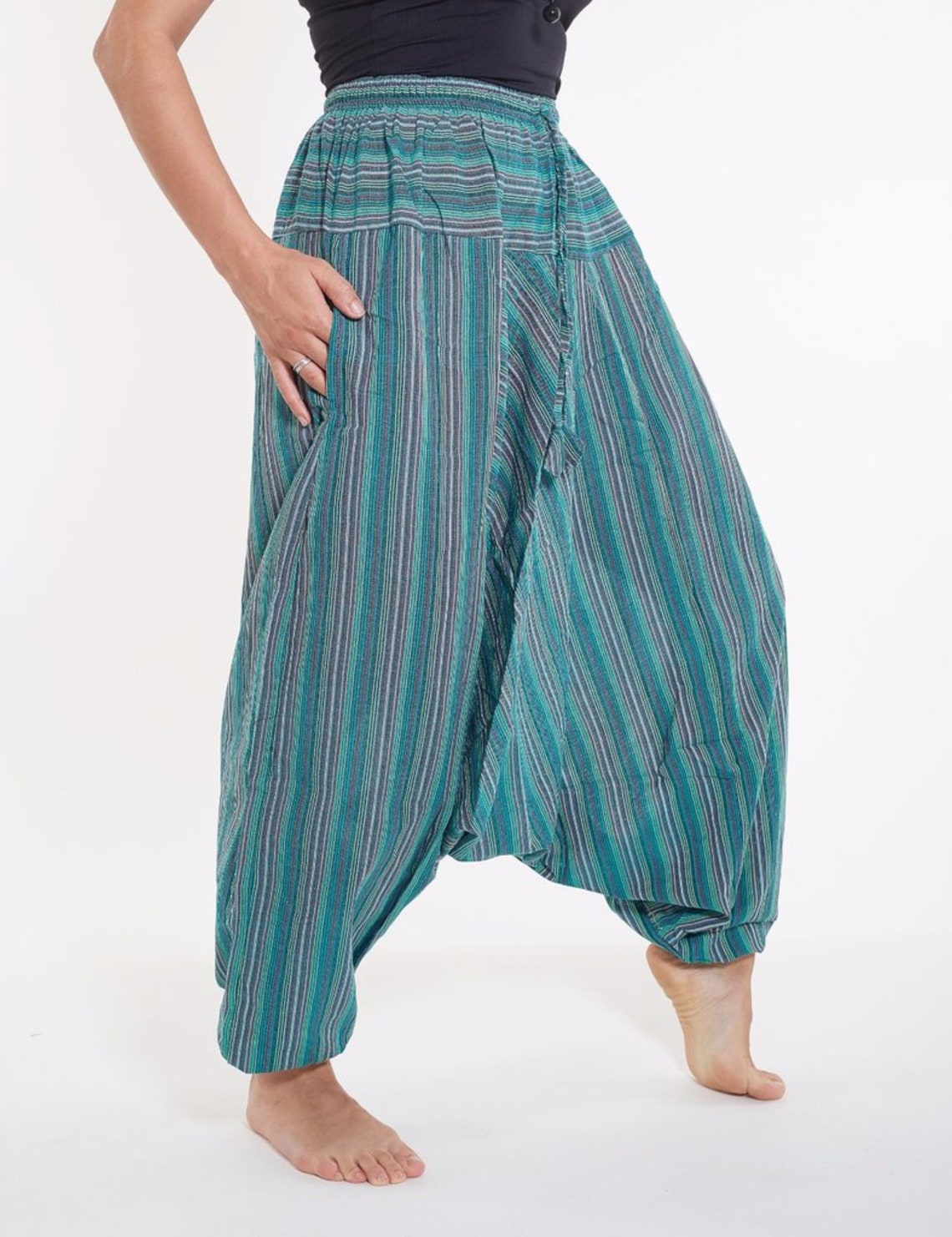 Harem Pants Many Colors Traditional Yoga Pants Design From Etsy