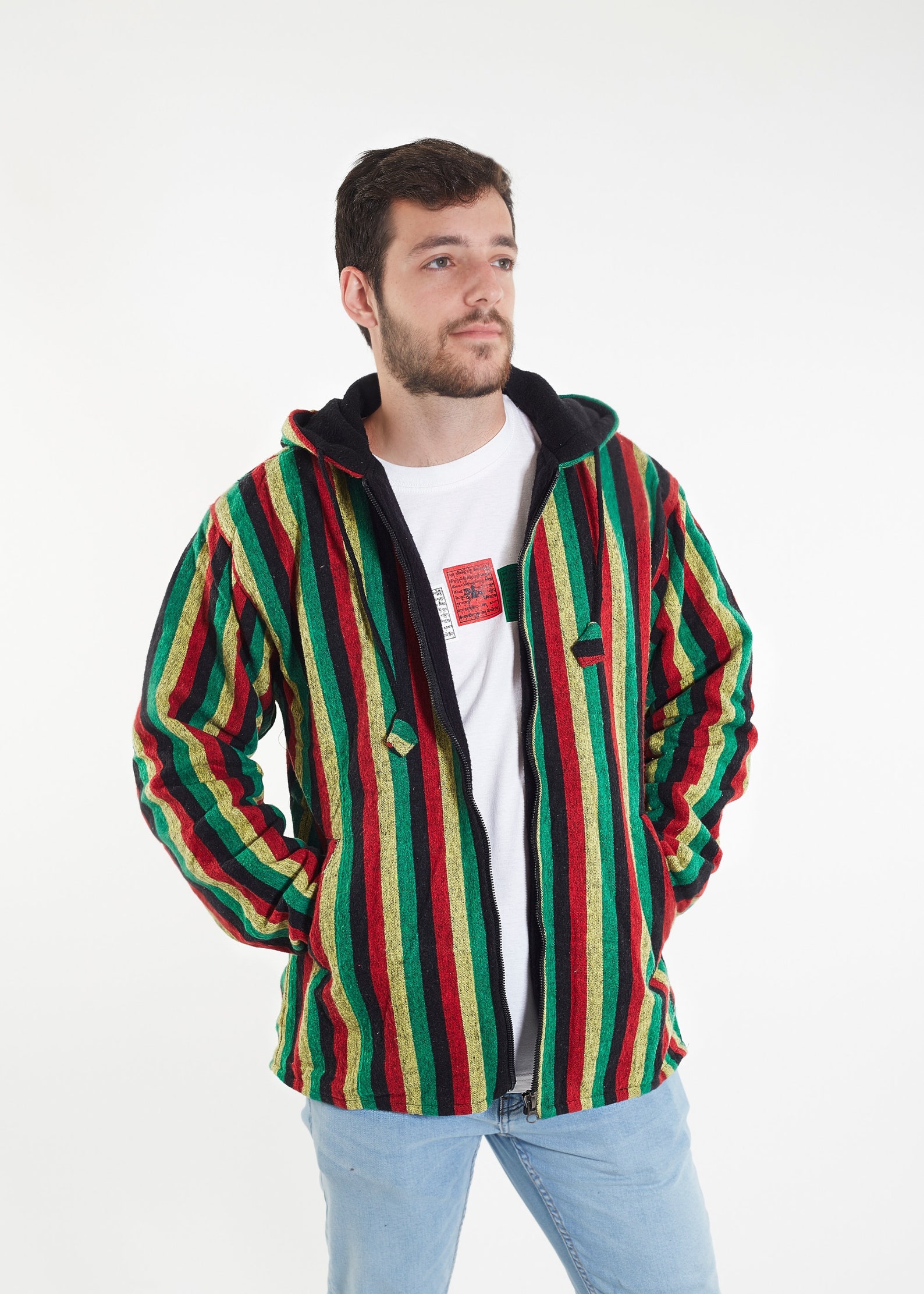 rasta army jacket