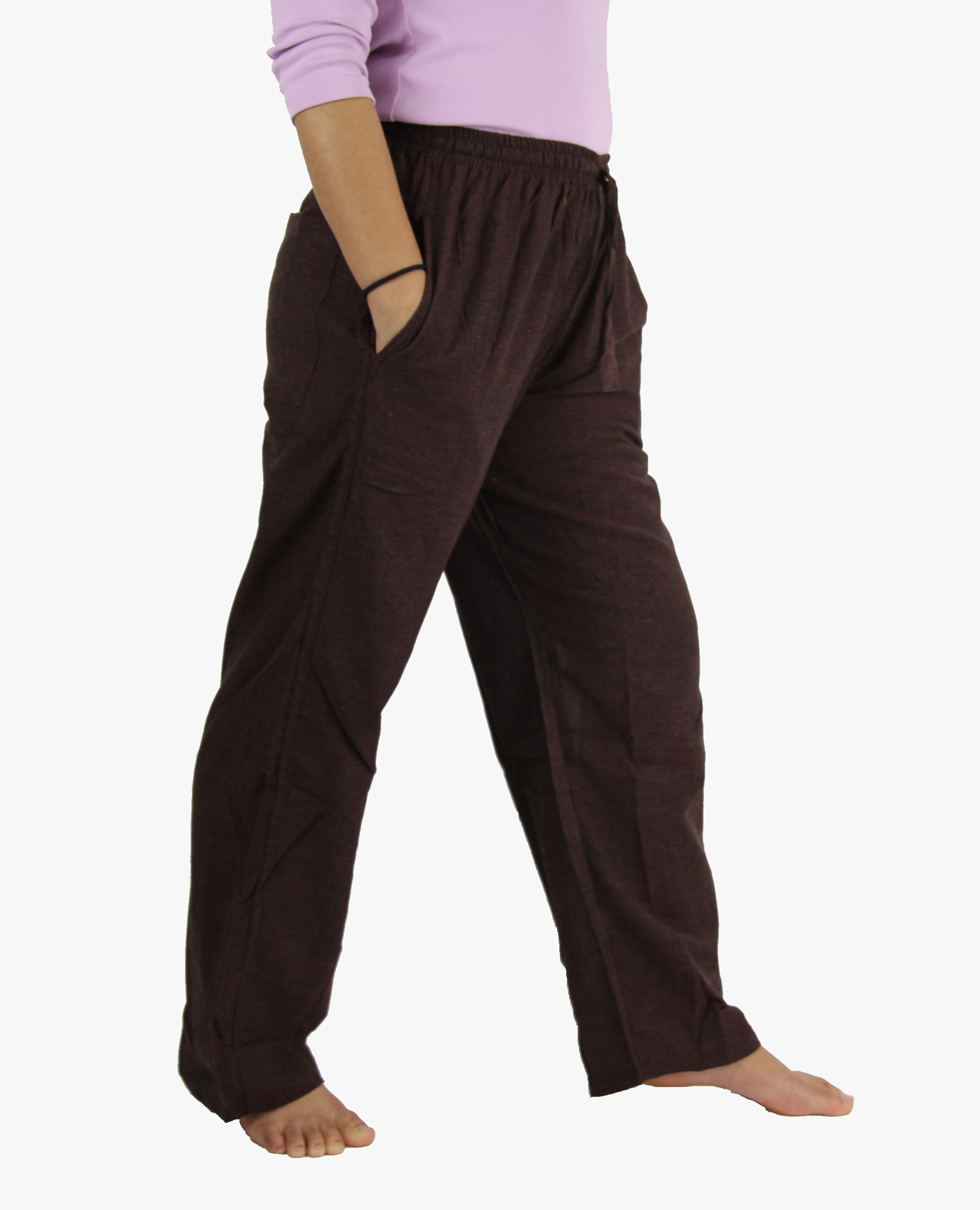 Dark Brown Casual Trouser Simple Casual 