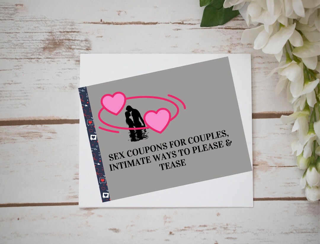 Sex Coupons for Couples PRINTABLE- Intimate Ways to Please &amp; Tease |hot Kinky Naughty Tasks and ...