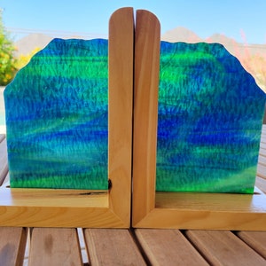 Art Glass Bookends