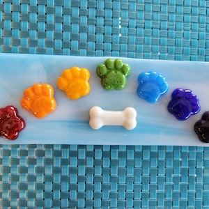 Rainbow Bridge Paw Prints