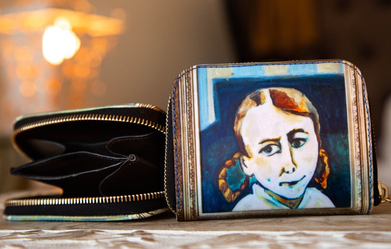 Blue Girl Mini Zip Purse