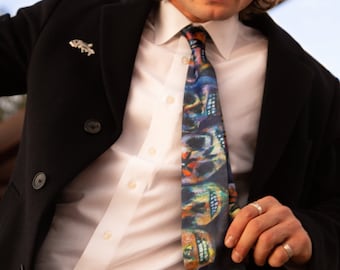 Skulls Necktie