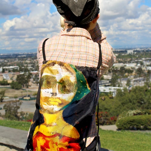 My popular Mona Lisa Reversible Sports Bag