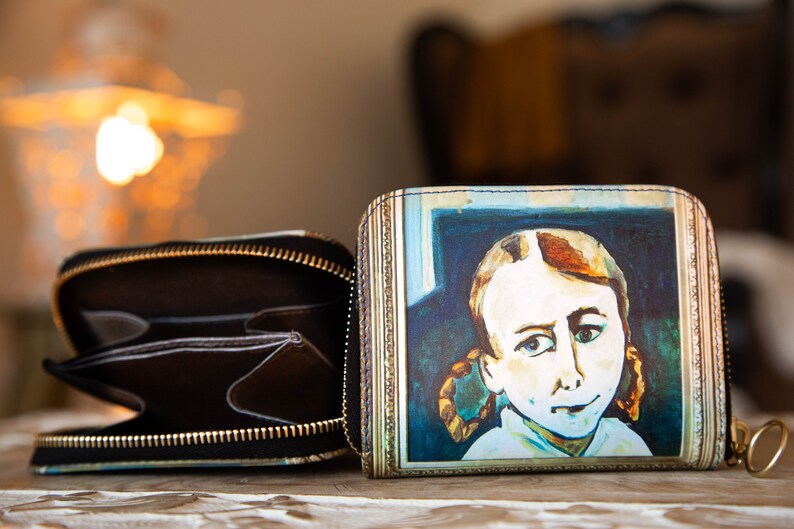 Blue Girl Mini Zip Purse