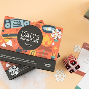 Cadeau de Noël pour papa // La liste des choses à faire du père // Cadeaux sympas pour lui // Jeu familial amusant pour papa et enfants // Cadeau de famille pour mari //
