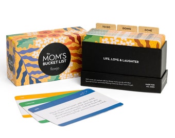 Mom's Bucket List Card Game: Baby Shower Gift for New Moms