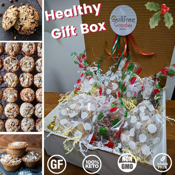 Christmas Pre-order Gift Box Keto Gift, Paleo Gift, Sugar Free Gluten Free  Gift, Healthy Gift Box, Low Carb Cookies, Diabetic Gift 