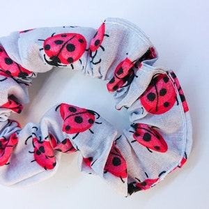 Ladybird scrunchie