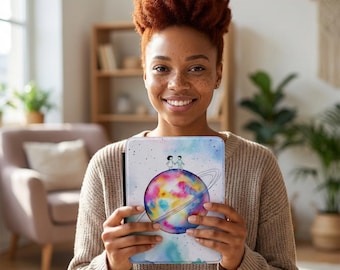 Funda para Kindle Cosmic Romance / Funda de cuero para Kindle Paperwhite de 7 pulgadas