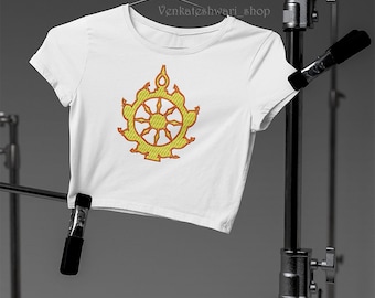 Machine embroidery design Sudarshana Chakra - Instant download