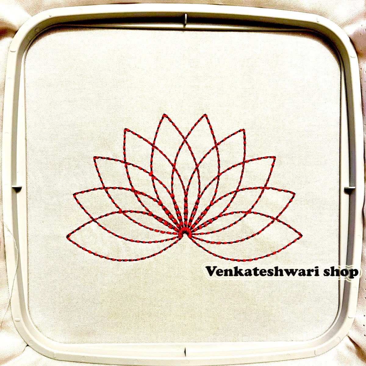 Machine Embroidery Design Lotus Flower Instant Download - Etsy UK