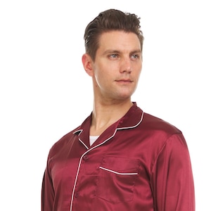 Mens Nylon Pajamas Etsy