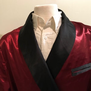 Burgundy Satin Jacket