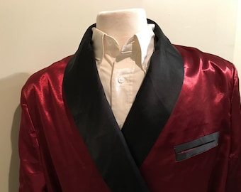 Burgundy Satin Jacket