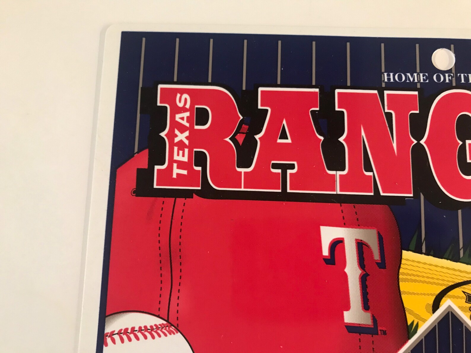 NWOT Vintage Texas Rangers Home Plate Hanging Wall Plaque Etsy