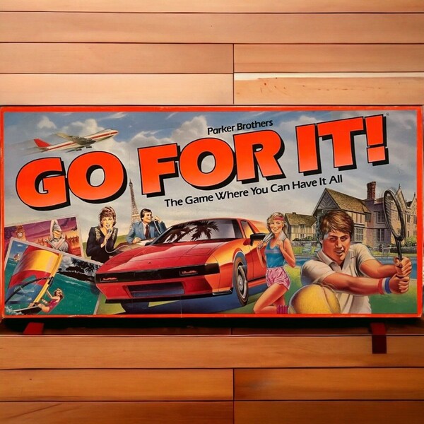 Parker Brothers Go For it Board Game Vintage 1986 See Description