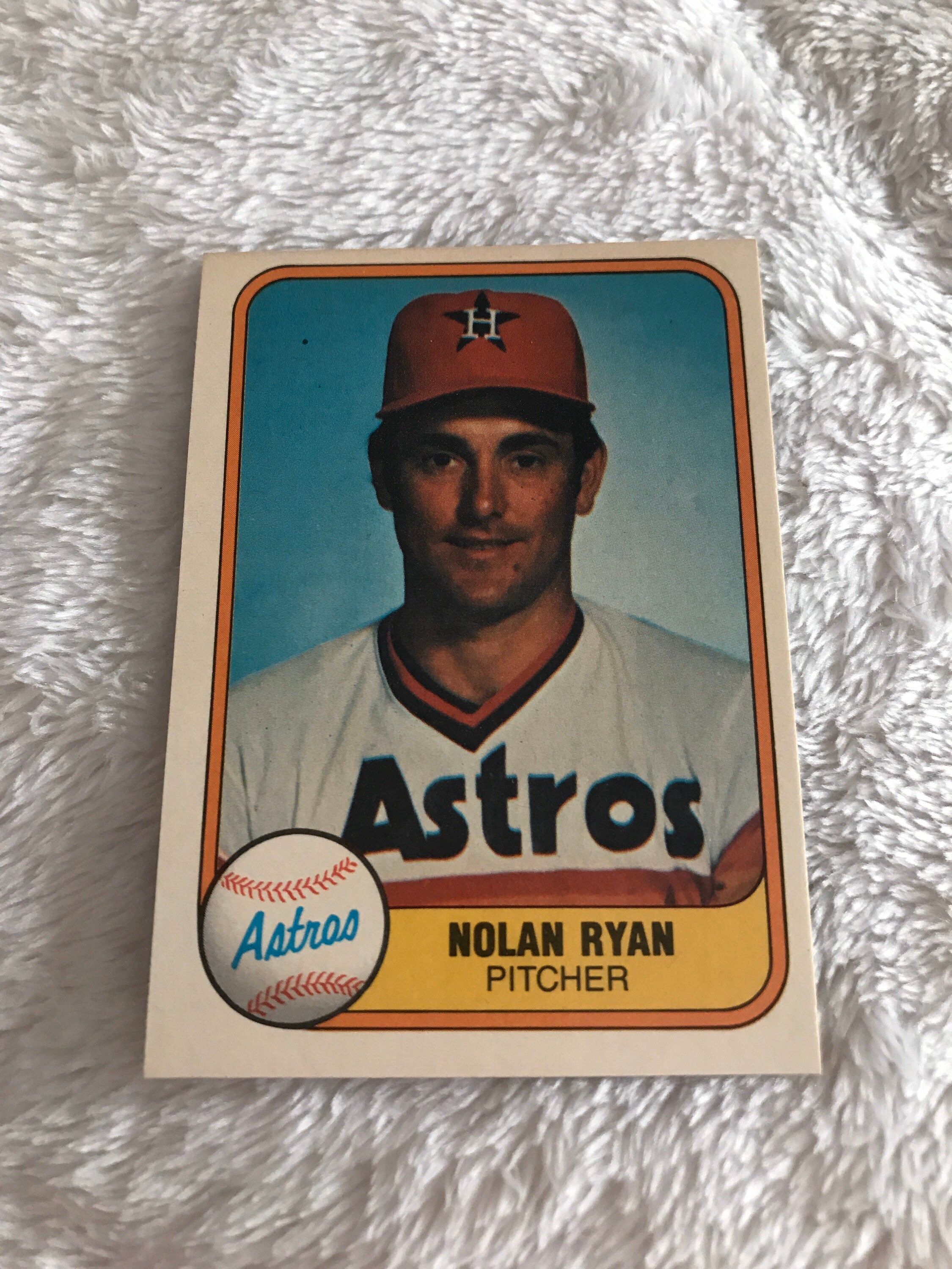 1981 Fleer Baseball Nolan Ryan Baseball Card - Etsy Sweden