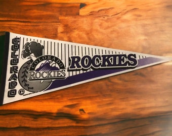 NWOT Vintage Colorado Rockies Full Size MLB Baseball Pennant