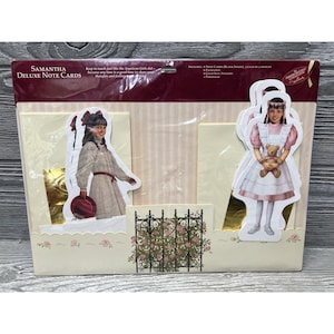 The American Girls Collection Samantha Note Cards NOS 2003 Hallmark