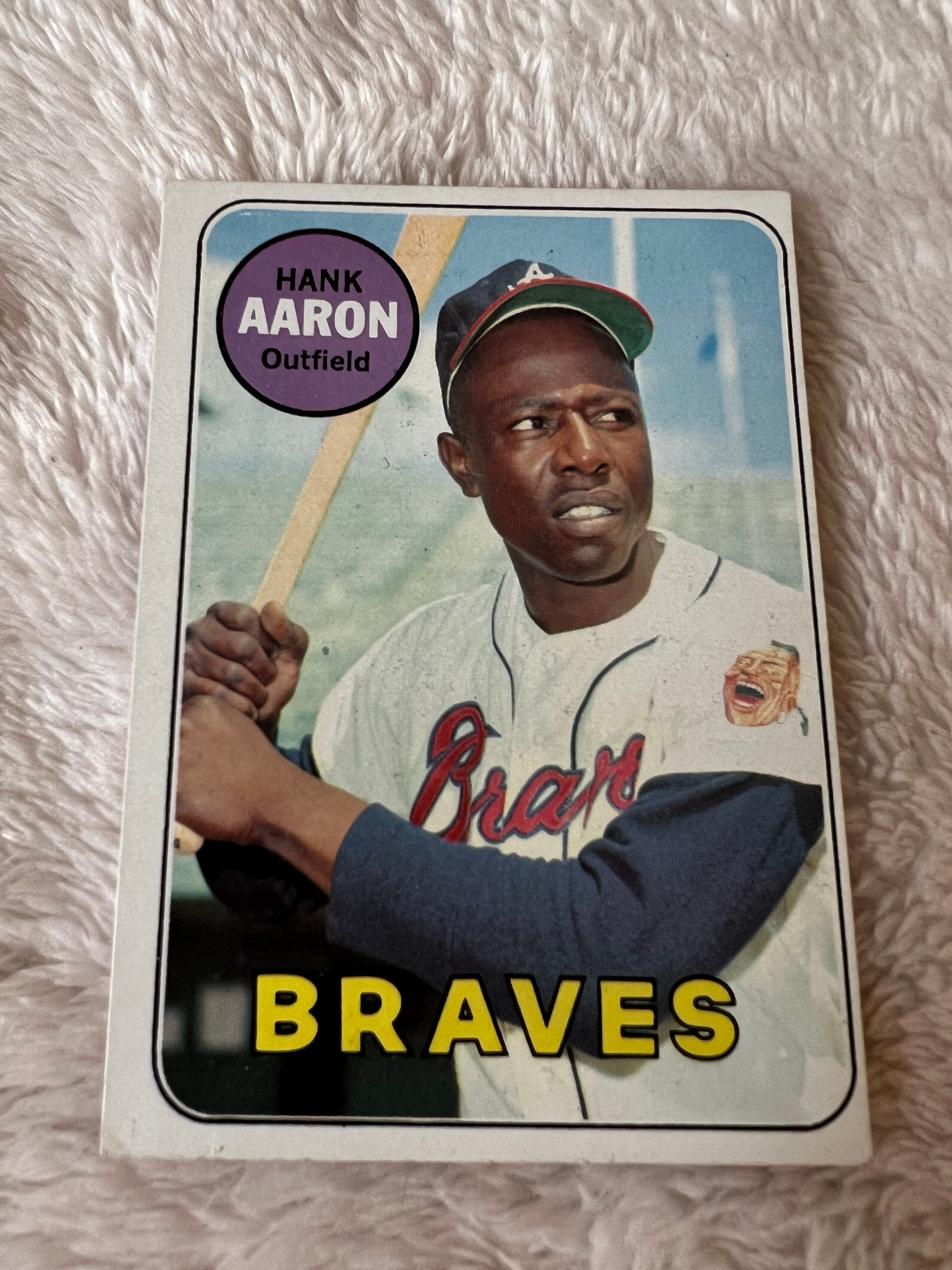1969 Topps Hank Aaron Vintage Baseball Cards SEE DESCRIPTION 