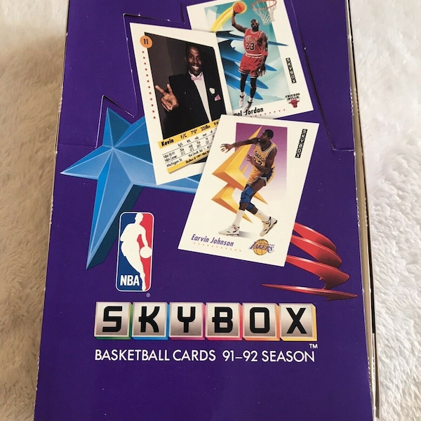 1991-92 Skybox Basketball Series 2, EMPTY Box, JORDAN & MAGIC, Display Only, No Cards Included