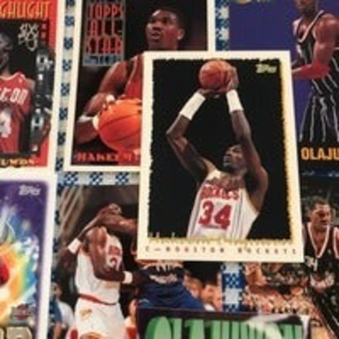 akeem olajuwon rookie card