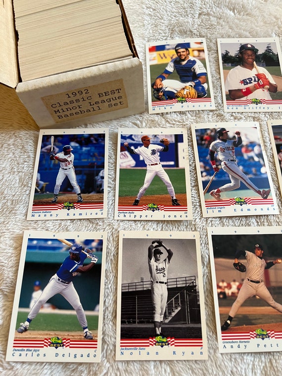1992 Classic Best Minor League Set 1-400, Ryan, Piazza, Griffey, Vintage Baseball  Cards - Etsy