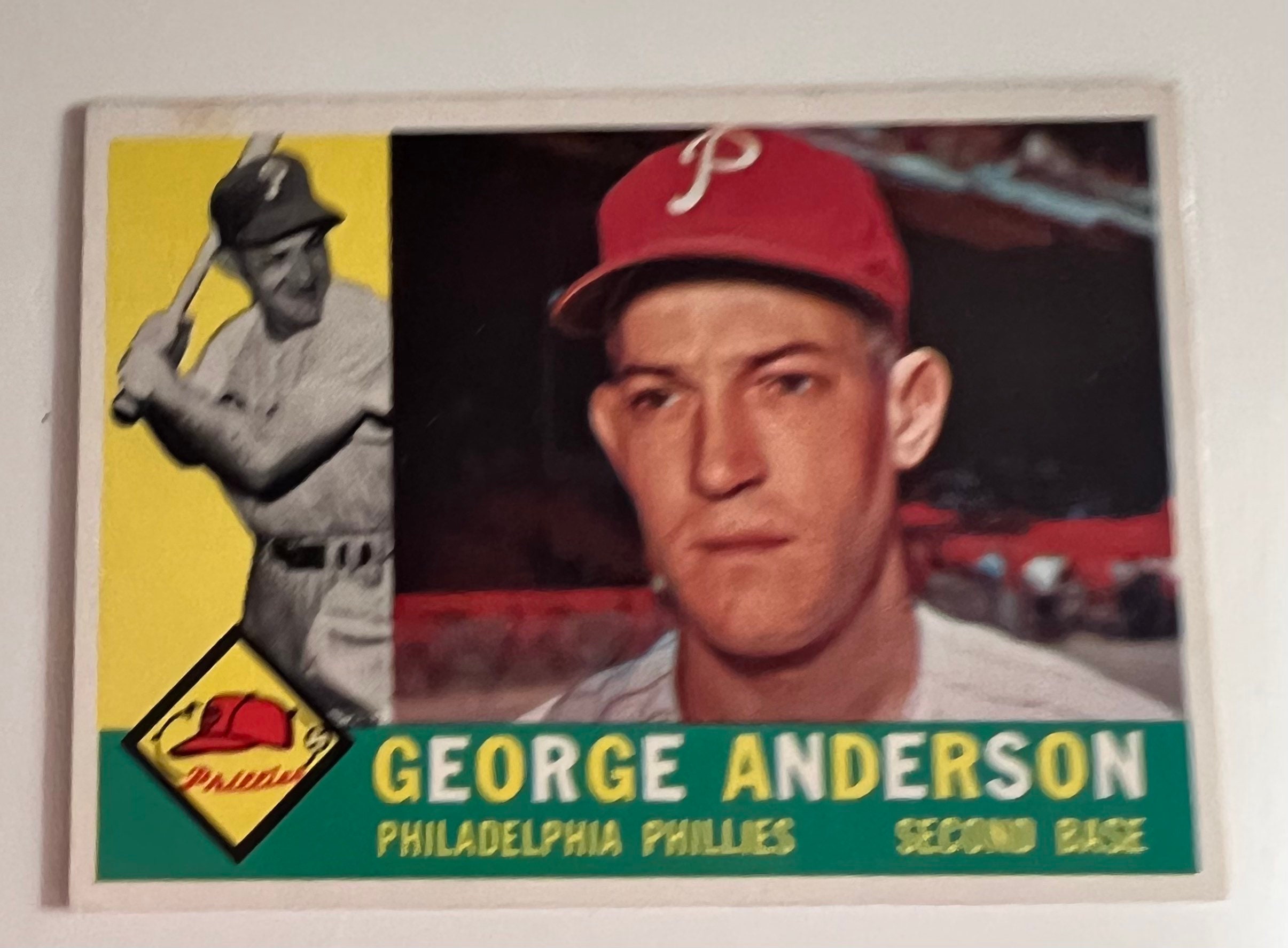 1960 Topps Baseball George Sparky Anderson 34 Phillies Etsy Israel