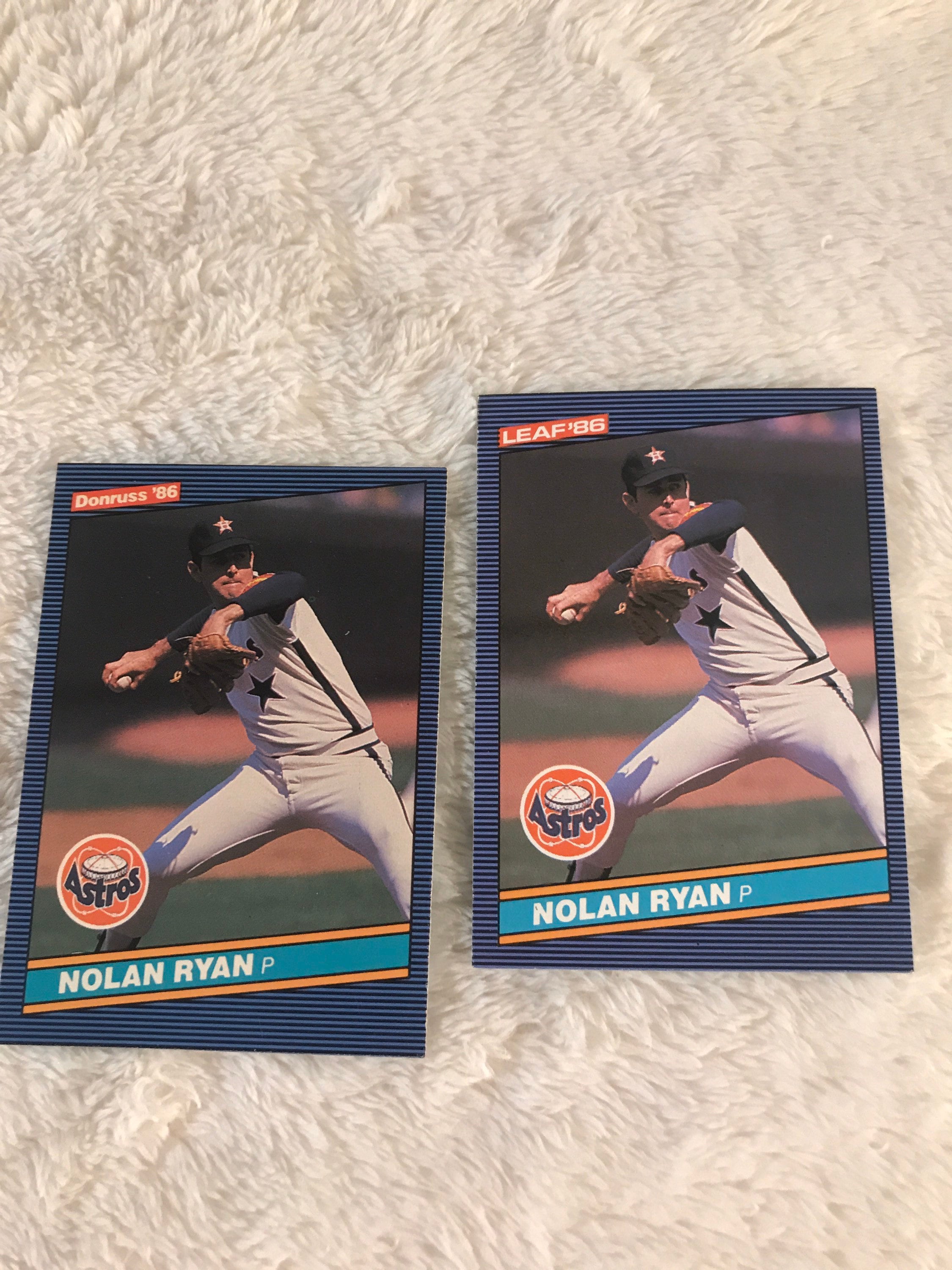 1986 Donruss and Leaf Baseball Nolan Ryan Cards - Etsy