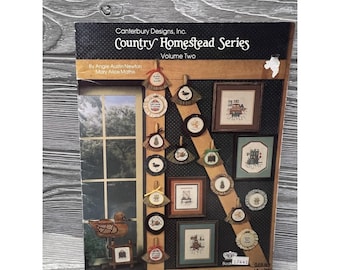 Canterbury Designs Country Homestead Cross Stitch Craft Pattern Volume 2 Book 16
