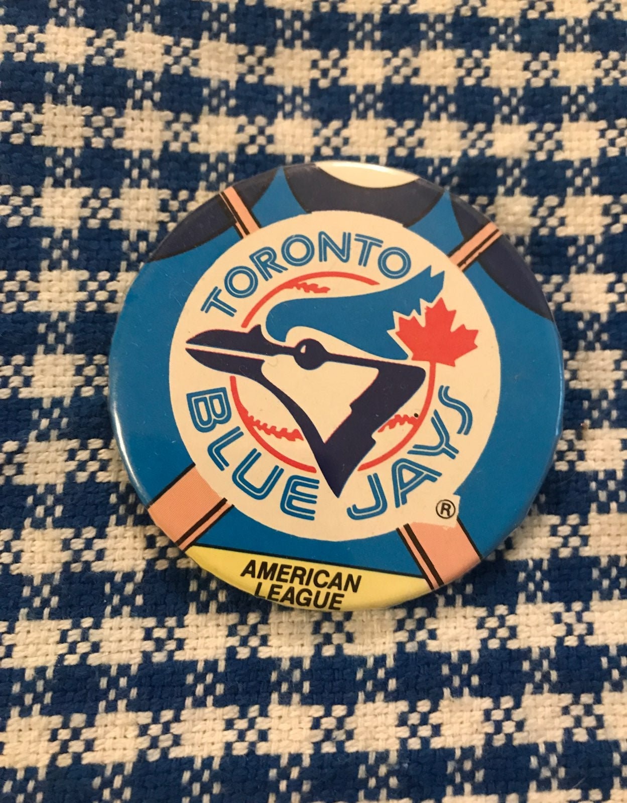 Vintage Toronto Blue Jays Logo Button MLB Collectible Pin Etsy