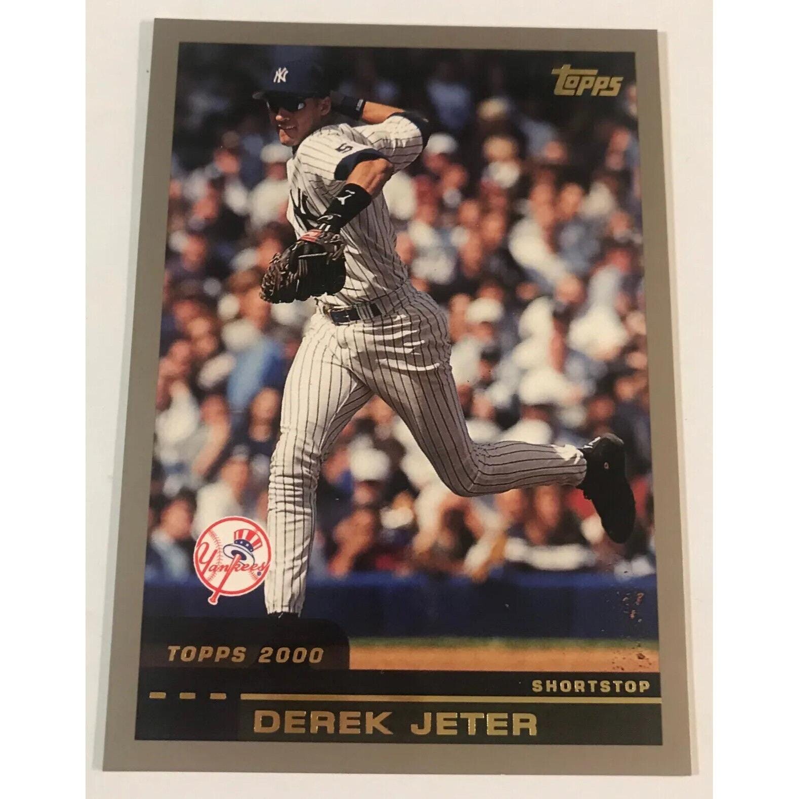 1999 Topps 2000 Baseball Derek Jeter #3 of 8 JUMBO Card New York 