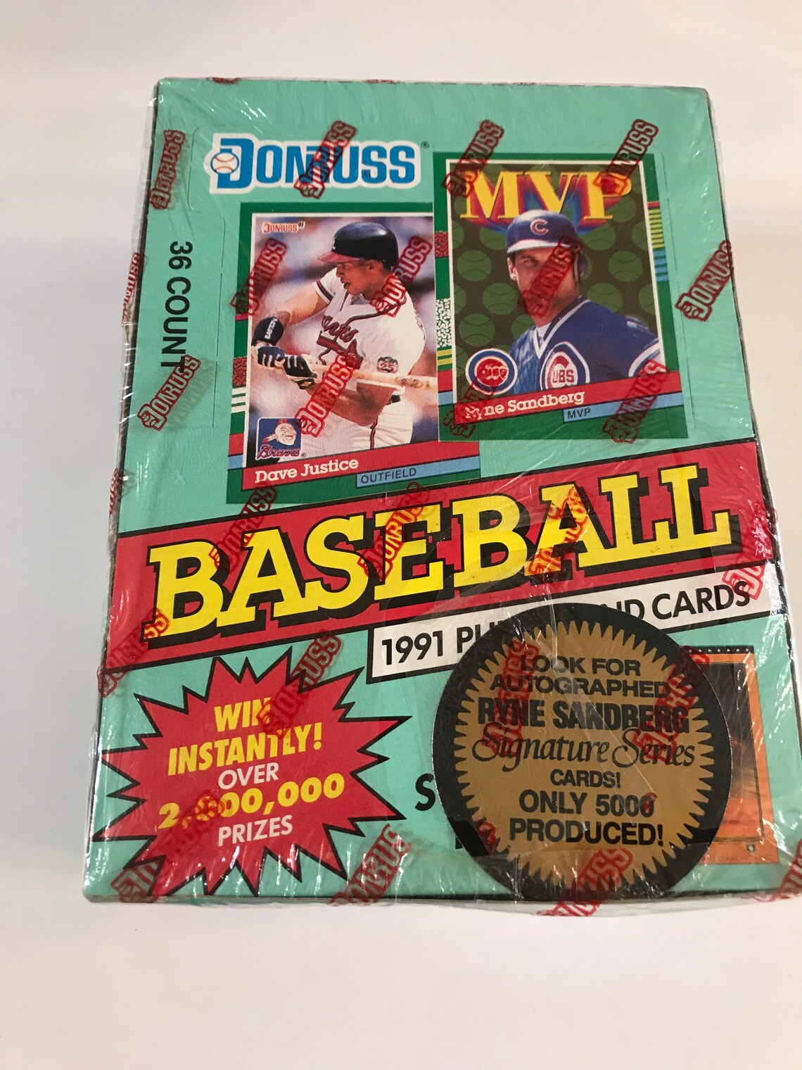 1991 Donruss Baseball Series 2 Wax Box Vintage MLB