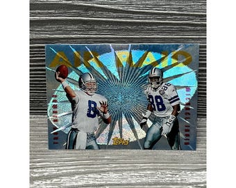 1995 Topps Air Raid Troy Aikman / Michael Irvin #10 Dallas Cowboys NFL Football