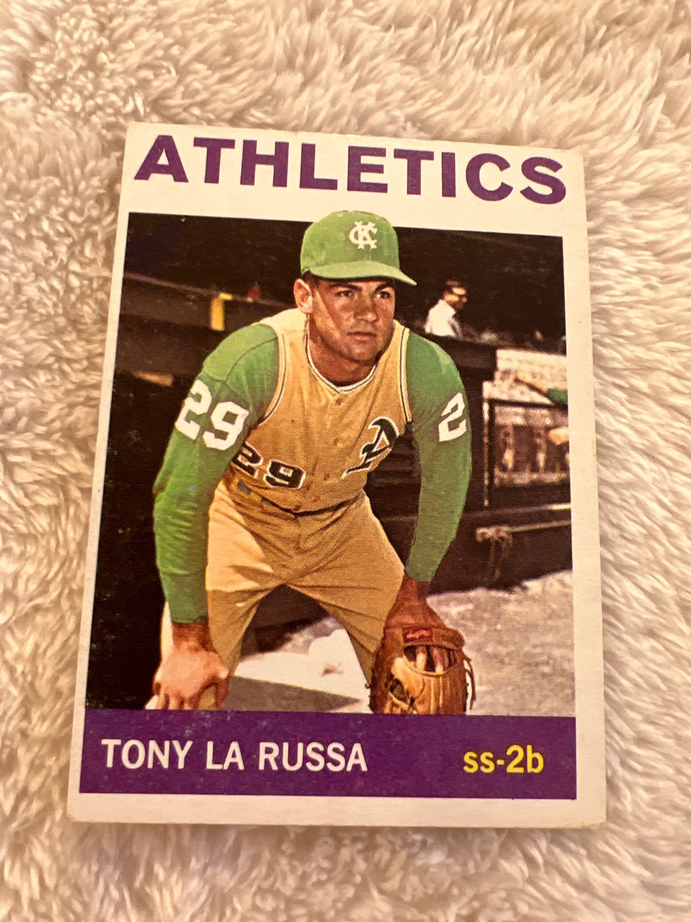 1964 Topps Baseball Tony Larussa RC, Oakland A's, Baseball Cards