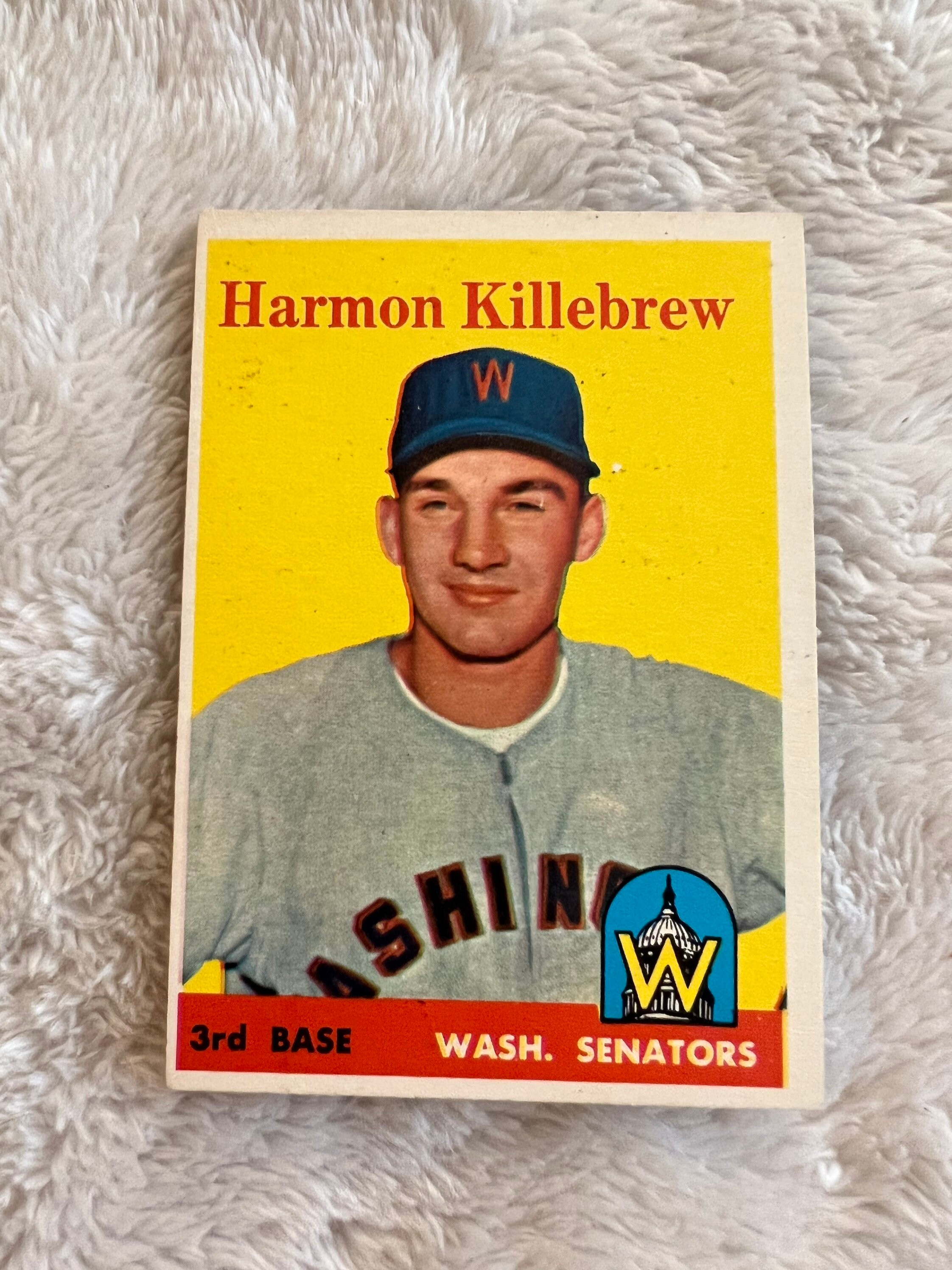 1958 Topps Baseball Harmon Killebrew 288 Washington -  Israel