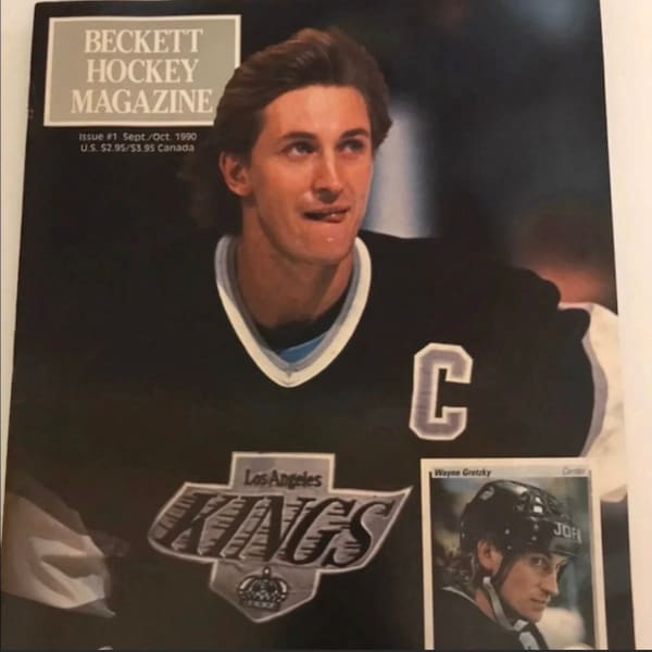 Vintage Beckett Hockey Magazine Gretzky Issue #1 Never Touched, Like New