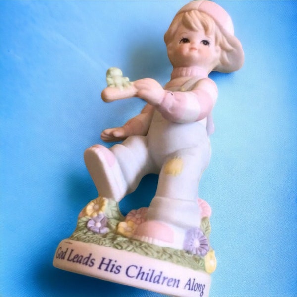 Lefton "God Leads His Children Along", The Christopher Collection, I Believe Figurine