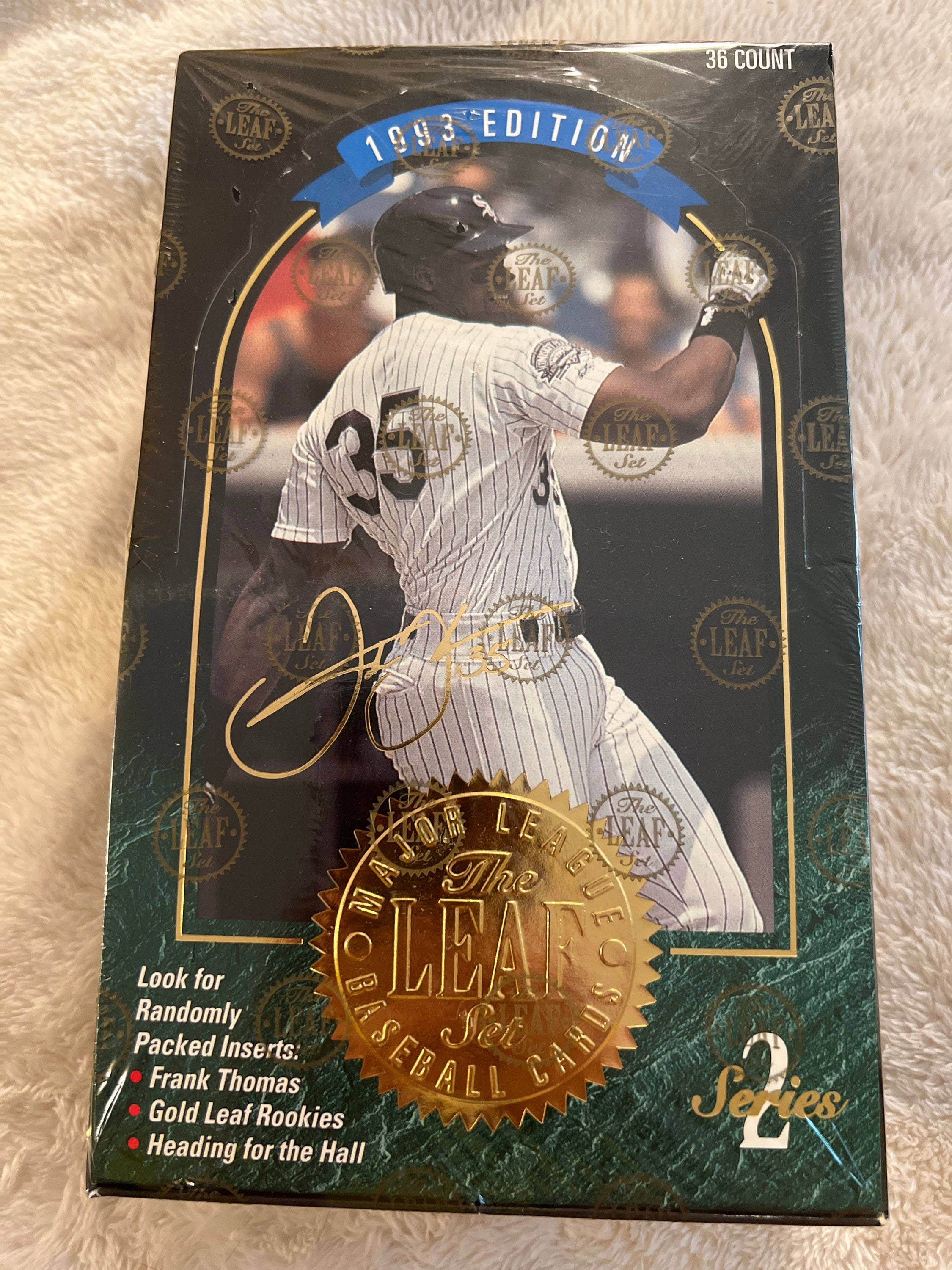1993 Leaf Baseball Series 2 Wax Box Vintage MLB Cards - Etsy
