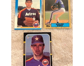 1987 Nolan Ryan Baseball Card Set: Fleer, Topps, Donruss