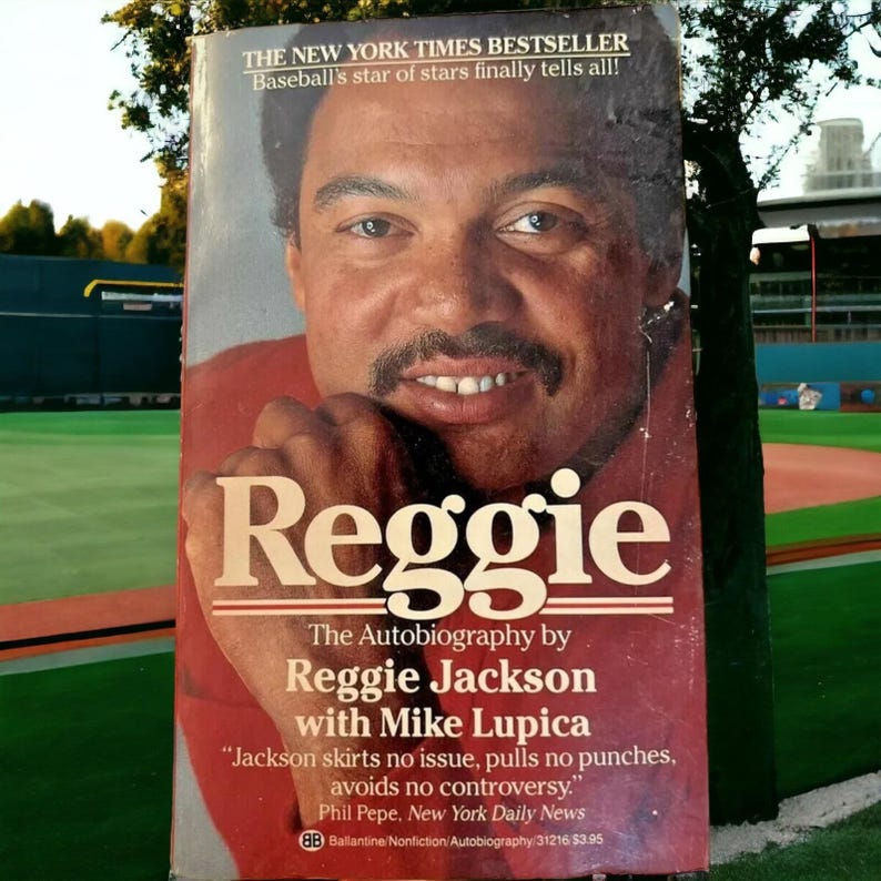 Reggie the Autobiography Reggie Jackson Book With Mike Lupica New York ...