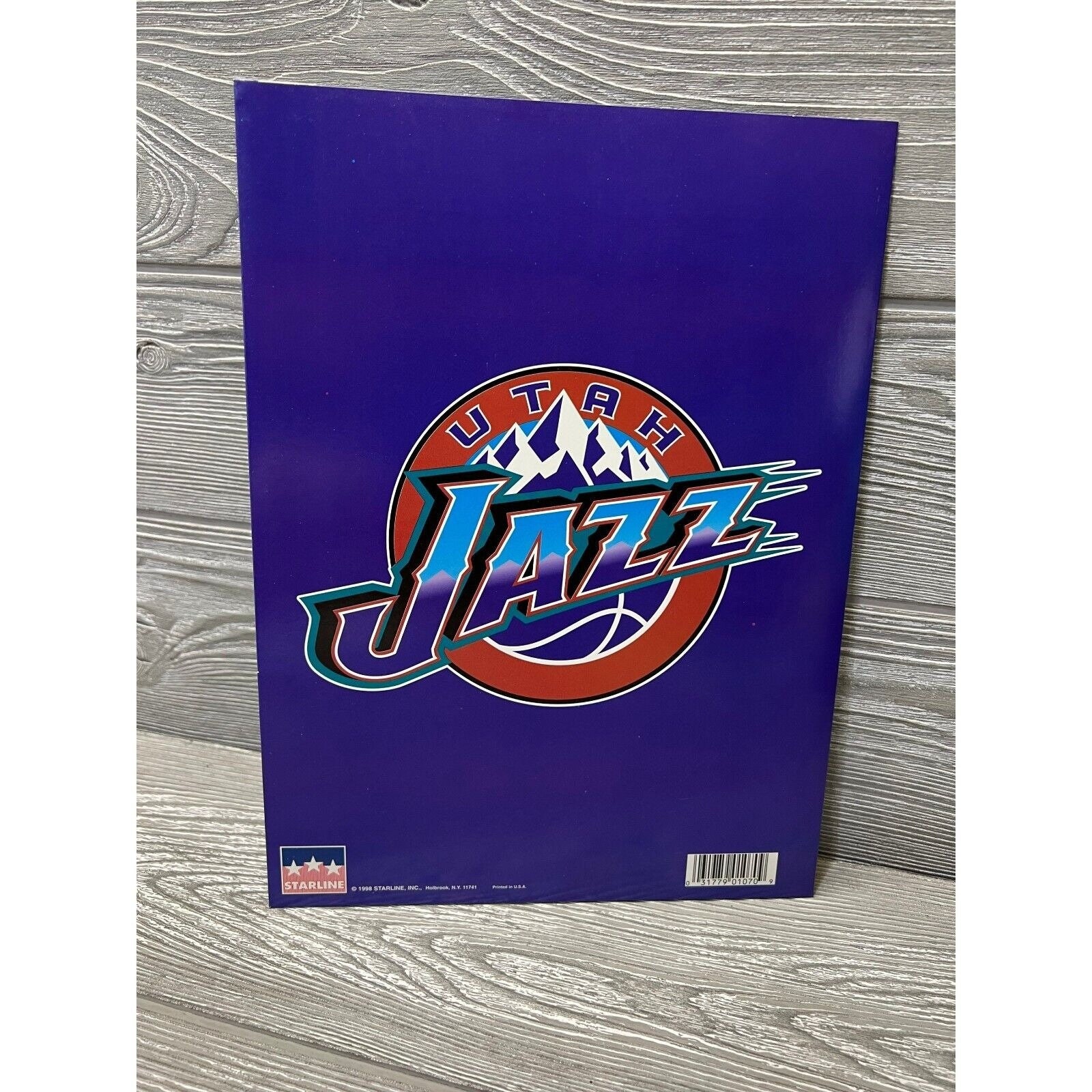 Star Line Folder Vintage Karl Malone Starline 2-pocket School Folder 1997 Vintage NBA ...