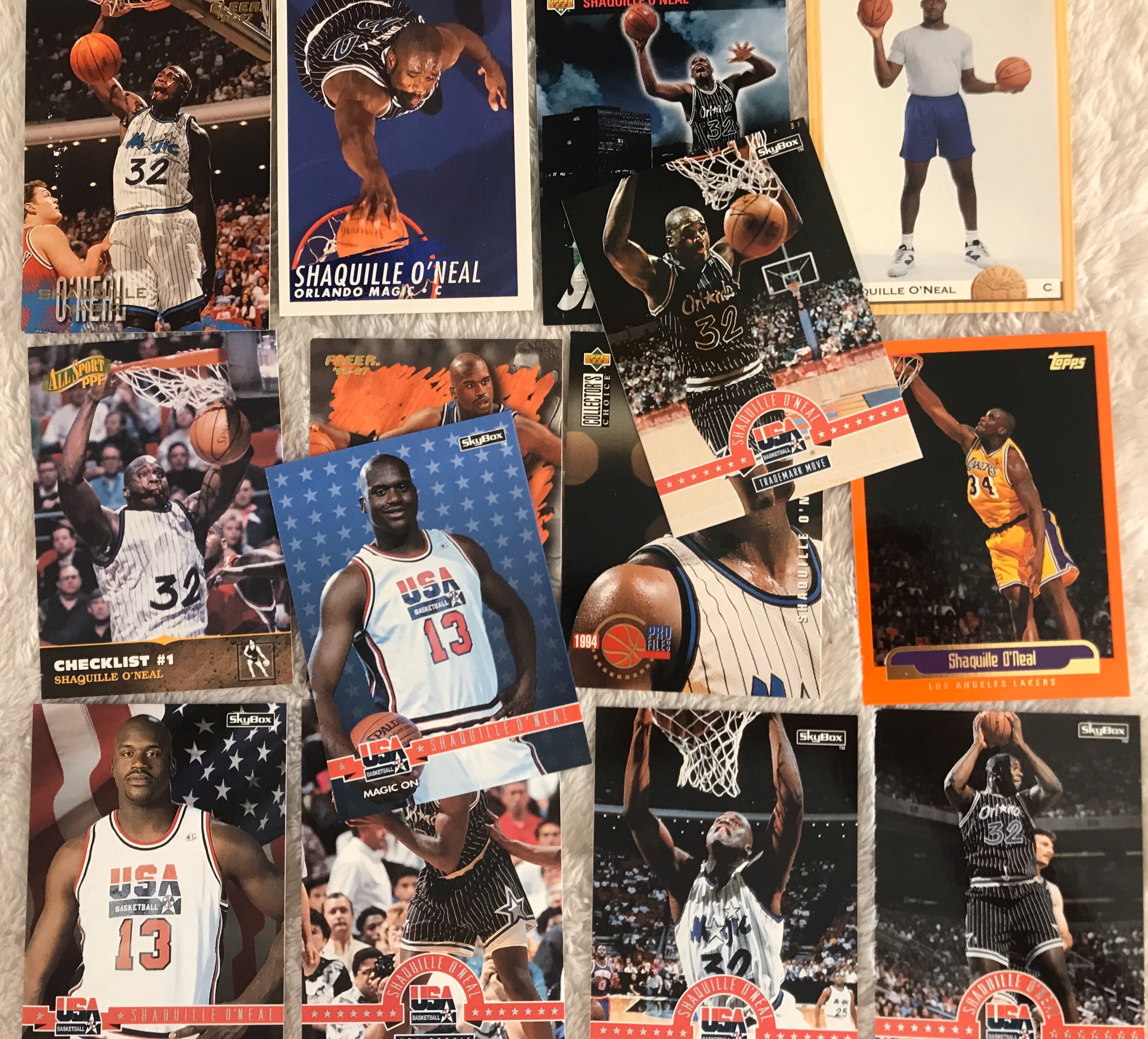 14 Different Shaquille ONeal Cards NBA Cards Sports Cards | Etsy